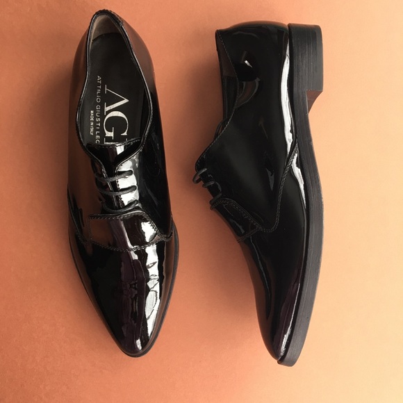 Attilio Giusti Leombruni Shoes - ATTILIO GIUSTI LEOMBRUNI AGL Black leather oxfords
